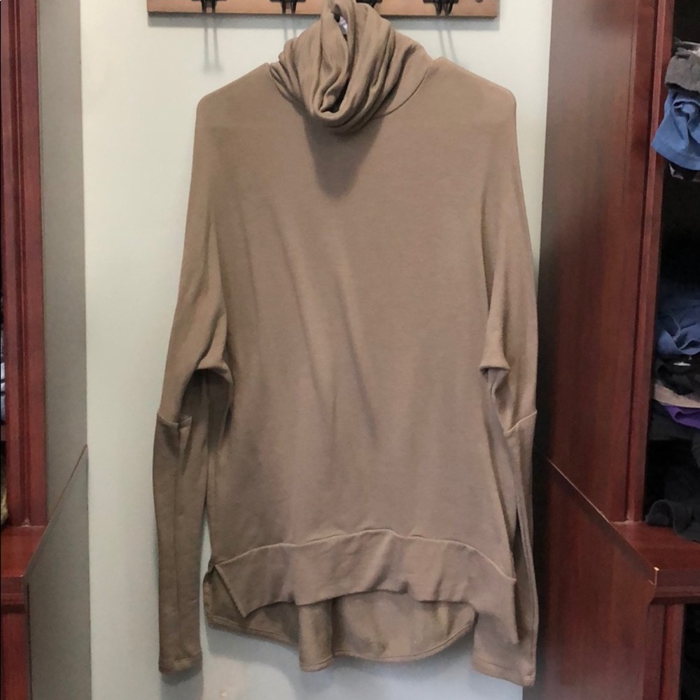 Sage green turtle neck